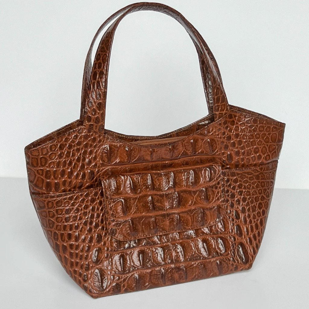 Veari Brown Crocodile Bag